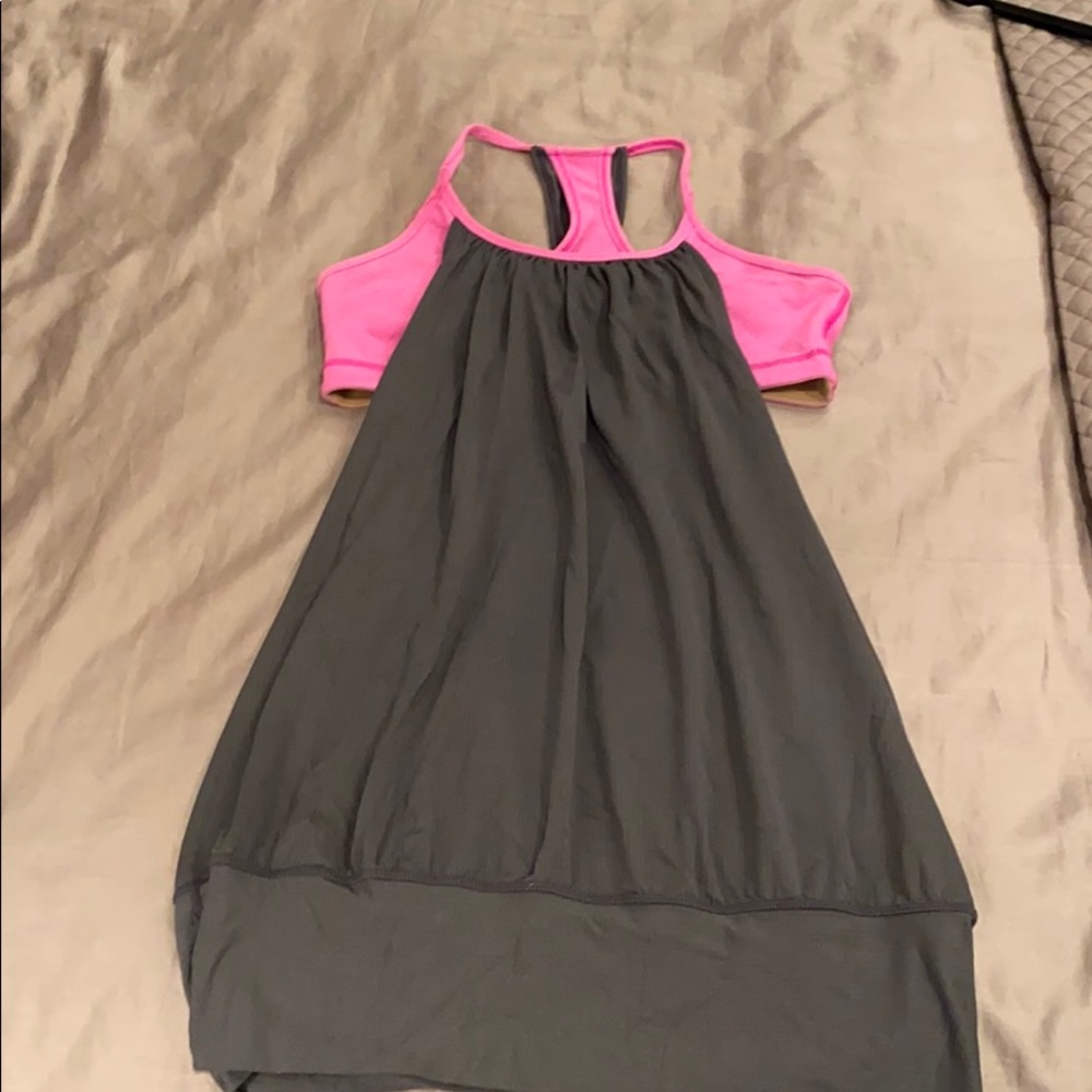 Lululemon built in bra tank size 8